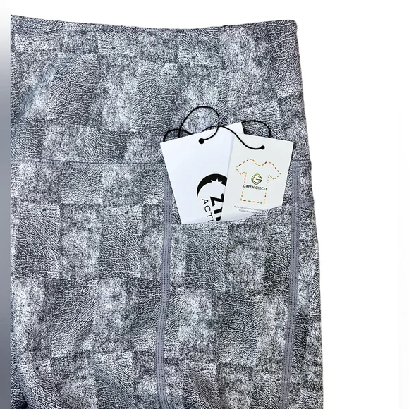 NEW Zyia 6680 flint full grain light n tight hi-rise Capri RC size 8-10 NWT - Picture 5 of 11